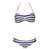 Costum Baie din doua piese Stripes Bandeau