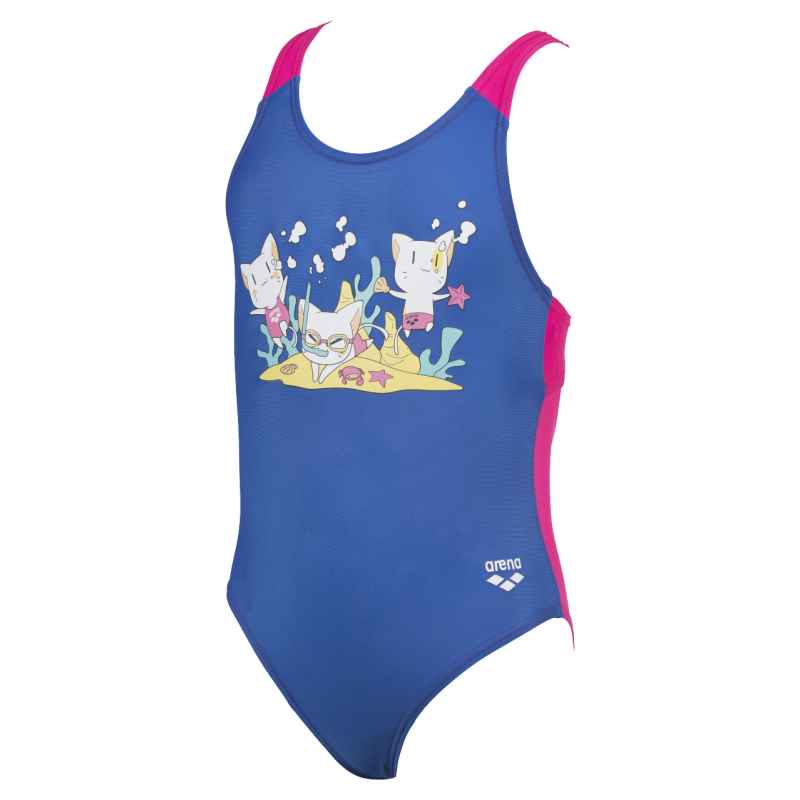 Costum Baie Fete G Arena AWT Cats Kids Girl One Piece