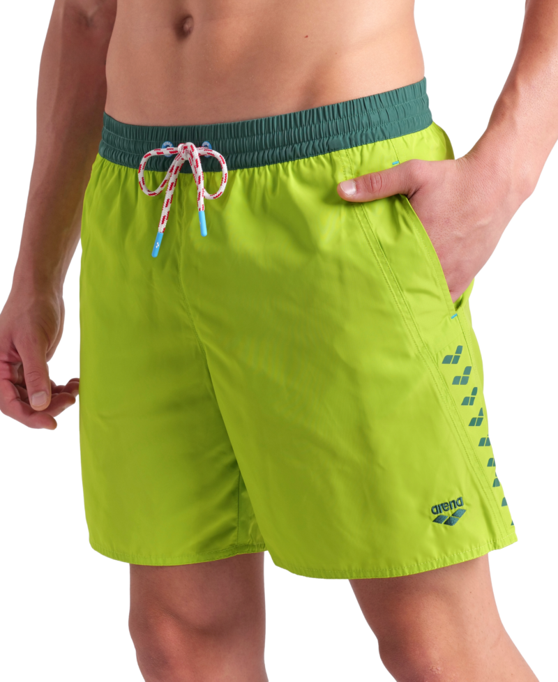Sort de baie barbati M Arena Team Stripe Beach Boxer - imagine 4