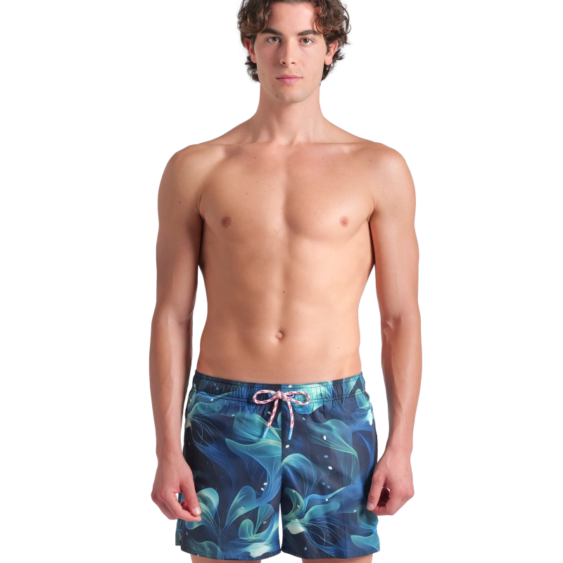 Sort de baie barbati M Water Prints Beach Boxer
