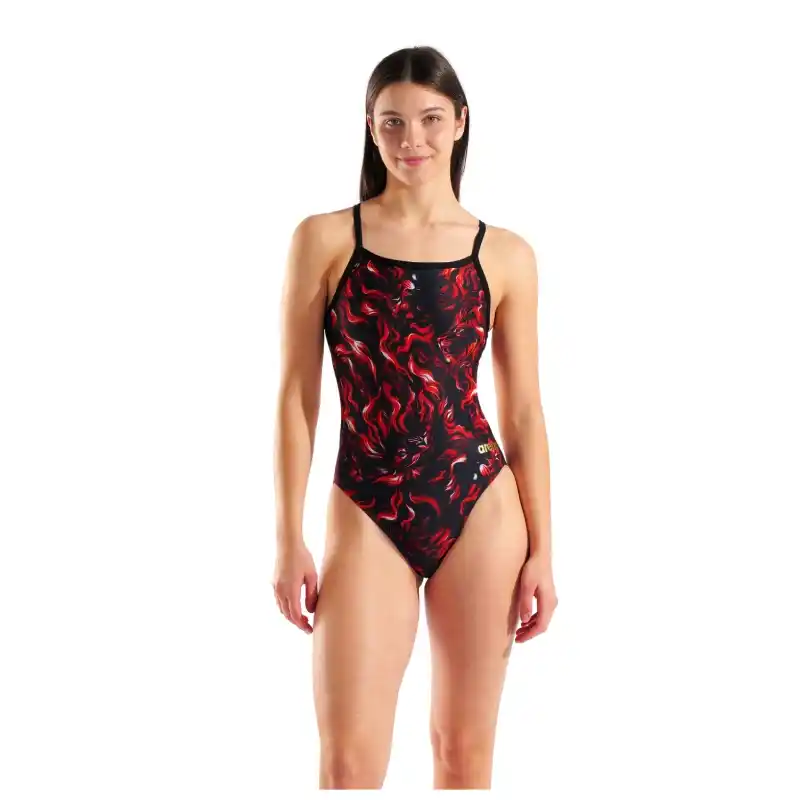 Costum baie femei W Graphic Swim Challenge Back